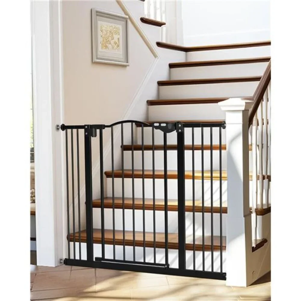 39.6” Dog Gate for Stairs & Doorways,30